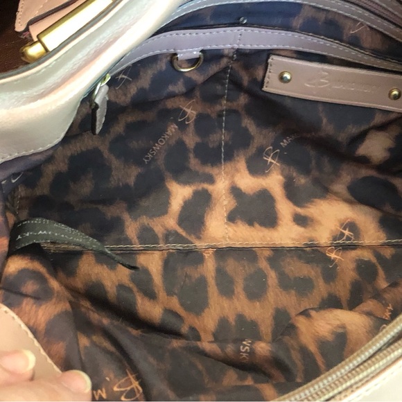 B. Makowski leather handbag & dust bag - Picture 12 of 16